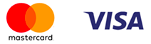 Payment by Mastercard and Visa